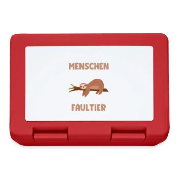 This is my human costume sloth Halloween - Lunchbox - red - Front