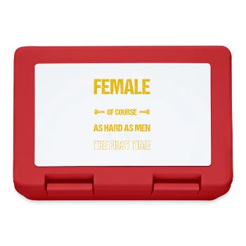 Mechanic Garage Gift for Mechanics - Lunchbox - red - Front
