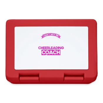 Cheerleading, pom-pom girl, équipe d’encouragement, entraîneur de cheer - Boîte à goûter - rouge - Devant