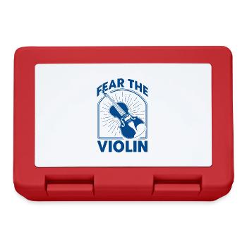 Cadeau de violoniste violoniste - Boîte à goûter - rouge - Devant