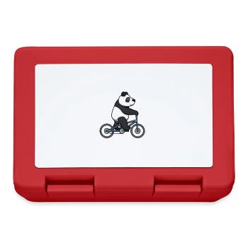 Eucalyptus Panda Bear Wildlife Ironic Saying - Lunchbox - red - Front