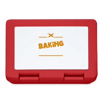 Bakery Baking Baker Baker - Lunchbox - red - Front
