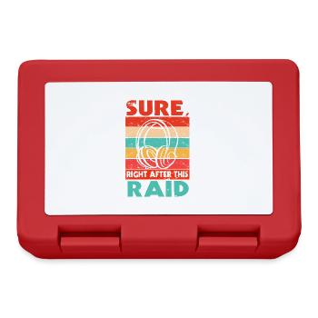 Sûrement juste après ce raid gaming MMORPG gamer - Boîte à goûter - rouge - Devant