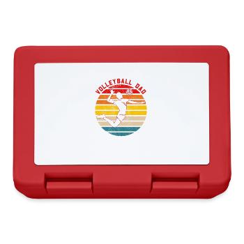 Volleyball Dad - Lunchbox - red - Front