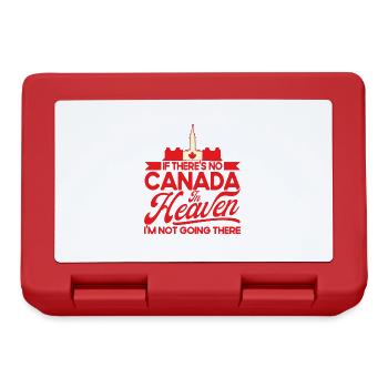 Racines canadiennes Canada Vacances Canada Cadeau - Boîte à goûter - rouge - Devant