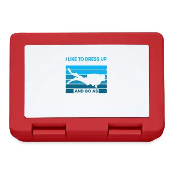 Scuba Diving Gift Underwater Scuba Diver - Lunchbox - red - Front