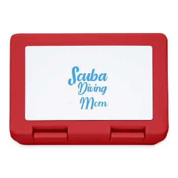 Scuba Diving Gift Underwater Scuba Diver - Lunchbox - red - Front