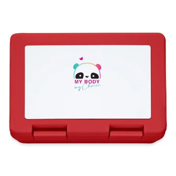 My Body - My Choice - Lunchbox - red - Front