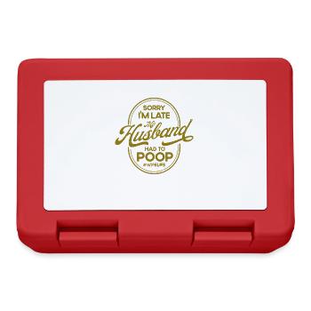Sarcasm Irony Sarcastic Gift - Lunchbox - red - Front