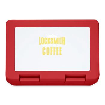 Locksmith lock picking employee locksmith shop - Lunchbox - red - Front