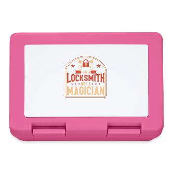 Locksmith Lock Picking Employee Locksmith - Lunchbox - pink - Front