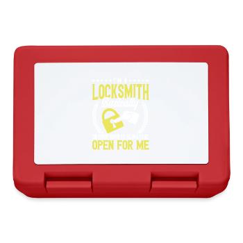 Locksmith Lock Picking Employee Locksmith - Lunchbox - red - Front
