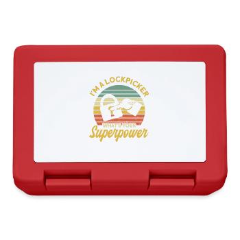 Locksmith Lock Picking Employee Locksmith - Lunchbox - red - Front