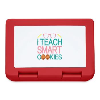 Funny teacher I teach smart cookies that - Lunchbox - red - Front