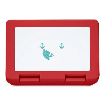 I fish so I don't suffocate people - Lunchbox - red - Front