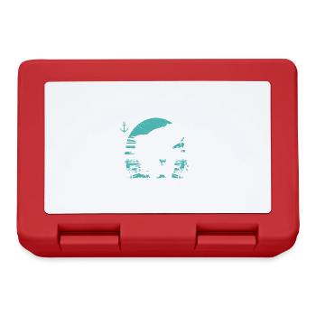 I fish so I don't suffocate people - Lunchbox - red - Front