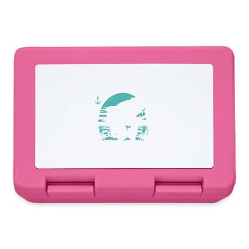 I fish so I don't suffocate people - Lunchbox - pink - Front