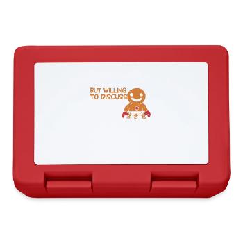 Pain Cuisson Cadeau Boulangerie Citation Boulanger - Boîte à goûter - rouge - Devant