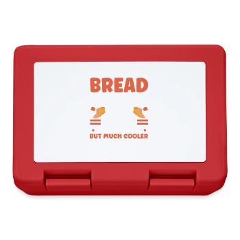 Bread Baking Gift Bakery Quote Baker - Lunchbox - red - Front
