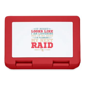 It may look like I'm - Lunchbox - red - Front