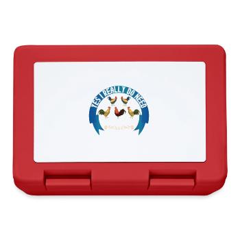 Oui, j’ai vraiment besoin de tous ces poulets drôles - Boîte à goûter - rouge - Devant