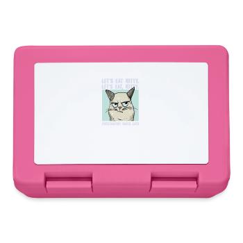 Punctuation Saves Lives I Funny English Grammar - Lunchbox - pink - Front