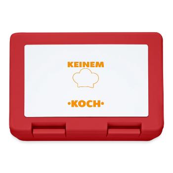 Traue Keinem Dünnen Koch Ausbildung Küche - Brotdose - Rot - Vorne