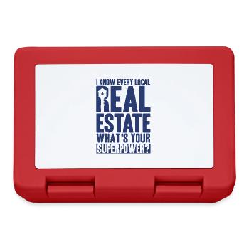 Real estate Sell house Real estate sale Geschen - Lunchbox - red - Front