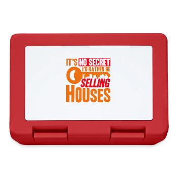 Real Estate Agent House Sell Real Estate Sale - Lunchbox - red - Front