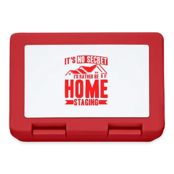 Interior Design House Interior Interior Designer - Lunchbox - red - Front