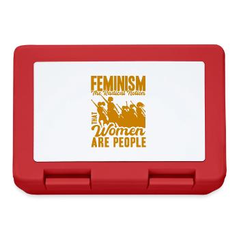 Empowerment of gender equality F - Lunchbox - red - Front