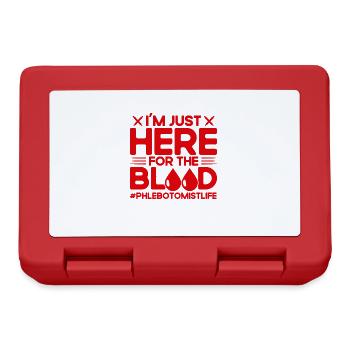 Phlebotomist Blood Sampling Phlebotomy Laboratory Geschen - Lunchbox - red - Front
