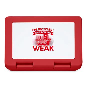 Blood sampling Phlebotomy Laboratory Phlebotomist Geschen - Lunchbox - red - Front