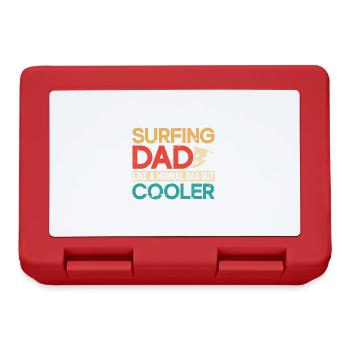 Surfing Sport Beach Surfboard Ocean Sunshine Surf - Brotdose - Rot - Vorne