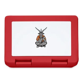 Uke Satan Ukulele Player Funny Ukulele - Lunchbox - red - Front