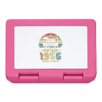 Vintage cassette 1956 - Lunchbox - pink - Front