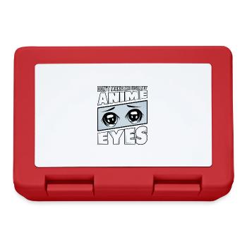 Don't Make Me Use My Anime Eyes - Lunchbox - red - Front