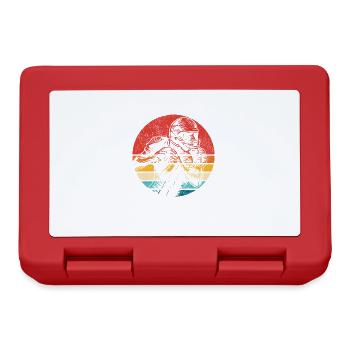 American Football Retro Vintage - Lunchbox - red - Front