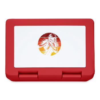 American Football Retro Vintage - Lunchbox - red - Front