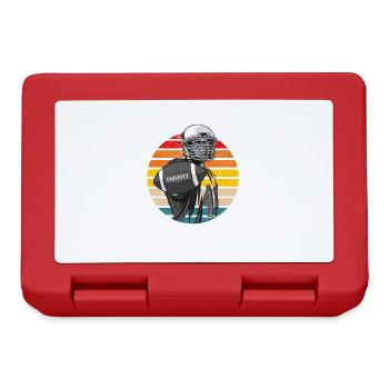 American Football Retro Vintage - Lunchbox - red - Front