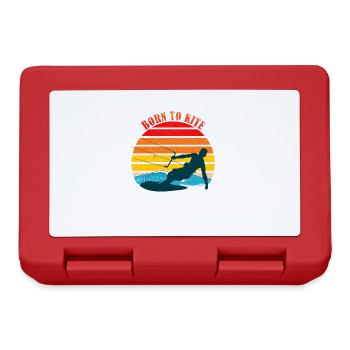 Dicton Kitesurf - Boîte à goûter - rouge - Devant