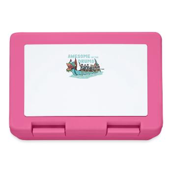 Drachenboot Paddelboot Japan japanisches Rudern - Brotdose - Pink - Vorne