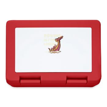 dragon boat paddle boat japanese rowing - Lunchbox - red - Front