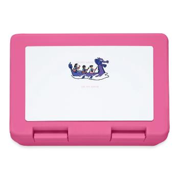 Drachenboot Paddelboot Japan japanisches Rudern - Brotdose - Pink - Vorne