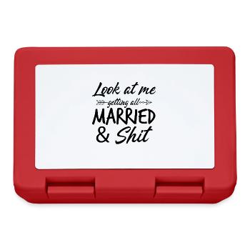 Look at me that I have all the funny bride and - Lunchbox - red - Front