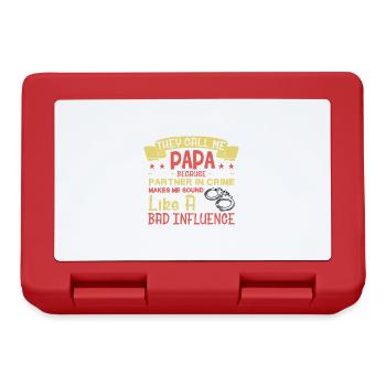 They Call Me Papa Funny Daddy's Day Papa - Lunchbox - red - Front