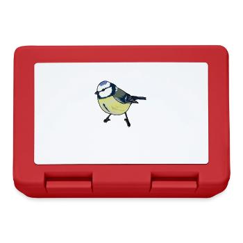 Blue Tit Bird Of The Year Blue Tit - Lunchbox - red - Front