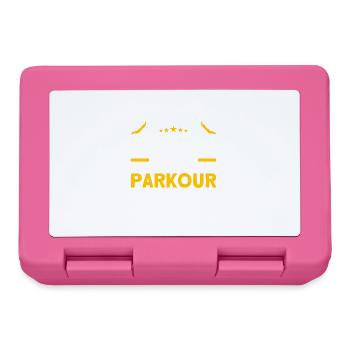 Parkour Geschenk Freerunning Parkourläufer - Brotdose - Pink - Vorne
