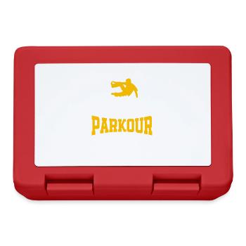 Parkour Geschenk Freerunning Parkourläufer - Brotdose - Rot - Vorne