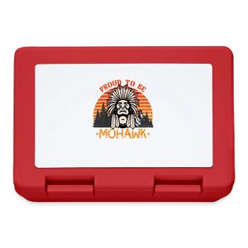 Proud To Be Mohawk Native American - Lunchbox - red - Front